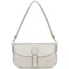Image de Hexagona - Sac porté épaule 1 anse - Compatible téléphone portable - Pour Femme - Collection Luna - Argent