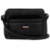 Image de Hexagona - Sac porté travers - Compatible téléphone portable - Pour Femme - Collection Moly - Noir