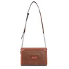 Image de FAGOLA - Sac porté travers - Compatible téléphone portable - Pour Femme - Collection Véra - Marron