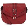 Image de FAGOLA - Sac porté travers - Compatible téléphone portable - Pour Femme - Collection Véra - Carmin