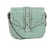 Image de FAGOLA - Sac porté travers - Compatible téléphone portable - Pour Femme - Collection Véra - Menthe