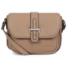 Image de FAGOLA - Sac porté travers - Compatible téléphone portable - Pour Femme - Collection Stella - Taupe