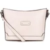 Image de FAGOLA - Sac porté travers - Compatible téléphone portable - Pour Femme - Collection Maria - Rose pâle