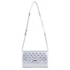 Image de FAGOLA - Pochette de soirée - Compatible téléphone portable - Pour Femme - Collection Daisy - Argent