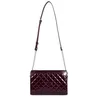 Image de FAGOLA - Sac porté travers - Compatible téléphone portable - Pour Femme - Collection Daisy - Carmin