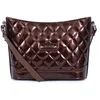 Image de FAGOLA - Sac porté travers - Compatible téléphone portable - Pour Femme - Collection Daisy - Bronze