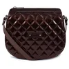 Image de FAGOLA - Sac porté travers - Compatible téléphone portable - Pour Femme - Collection Daisy - Bronze