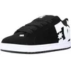Image de DC Shoes Homme Court Graffik Baskets Basses, Noir et Blanc, 41 EU