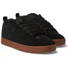 Image de DC Shoes Baskets Court Graffik pour Homme, Black Gum, 45 EU