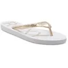 Image de Roxy Sandales Viva Sparkle, pour femme, Blanc/champagne, 40 EU