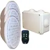 Image de 3 Lampes LED Piscine Couleur par 56 rvb 20 w télécommande