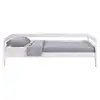 Image de Lit simple 90x190 cm COZY coloris blanc