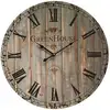 Image de Horloge murale 60 cm GREENHOUSE coloris marron