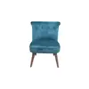 Image de Fauteuil en tissu MARQUIS coloris bleu