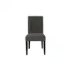 Image de Chaise en tissu MAXWELL coloris gris/noir