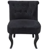 Image de Fauteuil en tissu MARQUIS coloris noir