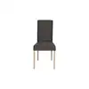 Image de Chaise en tissu SALSA coloris noir