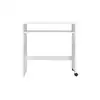 Image de Bureau sur roulettes ANDY coloris blanc