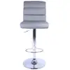 Image de Tabouret de bar CITY coloris blanc/ gris