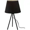 Image de Lampe Métal et tissu 45 cm TREPIED coloris noir