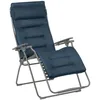 Image de Lafuma MOBILIER - Fauteuil Relax Transat Jardin - Chaise Longue Zéro Gravité XL - Futura XL - Becomfort® - Bleu Encre - Fabriqué en France - LFM3131_8900 - Garantie 5 Ans - L.97xl.76xH.123cm