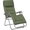 Image de Lafuma MOBILIER - Fauteuil Relax Transat Jardin - Chaise Longue - Matelassé Zéro Gravité - Futura - Becomfort® - Vert Olive - Fabriqué en France - LFM3130_9548 - Garantie 5 Ans - L.88xl.71xH.115cm