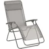 Image de Lafuma MOBILIER - Fauteuil Relax Transat Jardin - Chaise Longue Zéro Gravité - Rclip - Batyline® Iso - Gris Terre - Fabriqué en France - LFM5169_8556 - Garantie 5 Ans - L.88xl.67xH.114cm