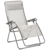 Image de Lafuma MOBILIER - Fauteuil Relax Transat Jardin - Chaise Longue Zéro Gravité XL - Futura XL - Batyline® Iso - Beige Seigle - Fabriqué en France - LFM3115_9868 - Garantie 5 Ans - L.97xl.76xH.123cm
