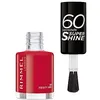 Image de Rimmel - Vernis à ongles 60 Seconds Super Shine - 313 Feisty Red