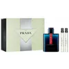 Image de Prada Luna Rossa Ocean Eau de Toilette 100 ml Coffret cadeau 2023 (contient 100 ml d'EDT et 2 x 10 ml de vaporisateurs de voyage)