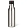 Image de LES ARTISTES Paris A-1960 Bottle'Up, 500 ml, Gourde isotherme sans BPA, Réutilisable, Garde au chaud 12h et au froid 24h, Acier Inoxydable, Design Metallic argent