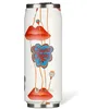 Image de LES ARTISTES Paris A-4347, Canette isotherme, 500 ml, Gourde isotherme sans BPA, Réutilisable, Bec verseur rabattable avec paille, Acier Inoxydable, Design Chupa Kiss
