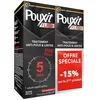 Image de POUXIT - Flash - Lotion Spray Anti-poux et lentes - Agit en 1 Application de 5 Minutes Seulement - Traitement du Cuir chevelu - Lot de 2-2x150ml