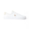 Image de Polo Ralph Lauren pour homme. 816749369003 Chaussures Sayer blanches (44), Tissu, Plat, Lacets, Casuel