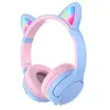 Image de Casque audio Swingson Cat Ear Bluetooth Rose et Bleu en occasion ou reconditionné
