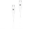 Image de Câble Plat USB Type C vers USB Type C Wefix 1 m Blanc