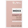 Image de Mexx Simply for Her Eau de toilette fraîche et élégante pour femme Formule naturelle végétalienne Flacon en verre 40 ml