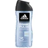 Image de Adidas Dynamic Pulse Gel douche corps cheveux visage 3 en 1 pour homme 250 ml