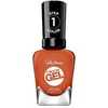 Image de Sally Hansen Miracle Gel, A Hot Minute, Vernis à ongles effet gel, AUCUNE lumière UV requise, résistant aux éclats, durable jusqu'à 8 jours, facile à utiliser, résultats qualité salon, formule végane