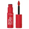 Image de Rimmel Thrill Seeker Lip Latex, 400 Rimmel Red, Liquid Lipstick, Lipgloss, Lip Colour, Hyaluronic Lipstick, Lip Stain, Smooth Shine, Hydration, Hyaluronic Acid, Vitamin E, Aloe Vera, 6ml