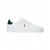 Image de Polo Ralph Lauren pour homme. 809829824004 Heritage Court II chaussures en cuir blanc (40), Plat, Lacets, Casuel