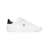 Image de Polo Ralph Lauren pour homme. 809829824005 Chaussures athlétiques Heritage blanches (45), Cuir, Plat, Lacets, Casuel