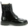 Image de Kickers Deckranger, Bottillons Femme, Noir Vernis, 36