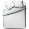 Image de Parure de lit 240x220 cm Blanc 100% Coton Housse de Couette + 2 Taies d'Oreiller 65x65 cm Tetouan TEX HOME