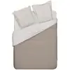 Image de Housse de couette Gris Foncé Percale de Coton Bio 220x240 cm TEX HOME