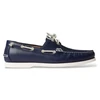 Image de Polo Ralph Lauren pour homme. 803932995001 Chaussures de bateau en cuir Merton navy (42), Plat, Lacets, Casuel, Marine
