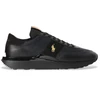 Image de Polo Ralph Lauren pour homme. 809952269001 Train 89 chaussures en cuir noir (40), Plat, Lacets, Casuel