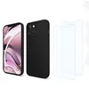 Image de Evetane Coque pour iPhone 13 Mini Antichoc Noir + 2 vitres