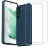 Image de Evetane Coque pour Galaxy S23 Antichoc Bleu + 2 vitres