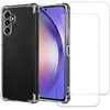 Image de Evetane Coque pour Galaxy A54 Antichoc Transparente + 2 vitres